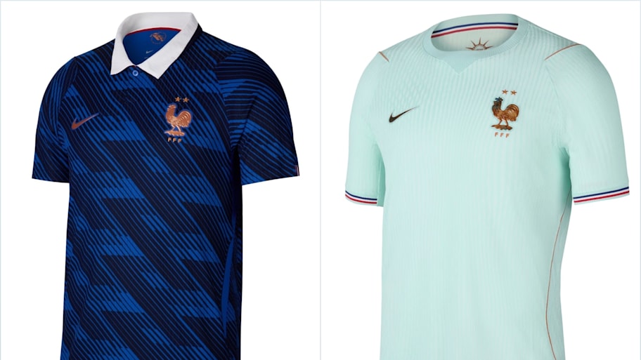 France’s 2026 World Cup home and away jerseys. 