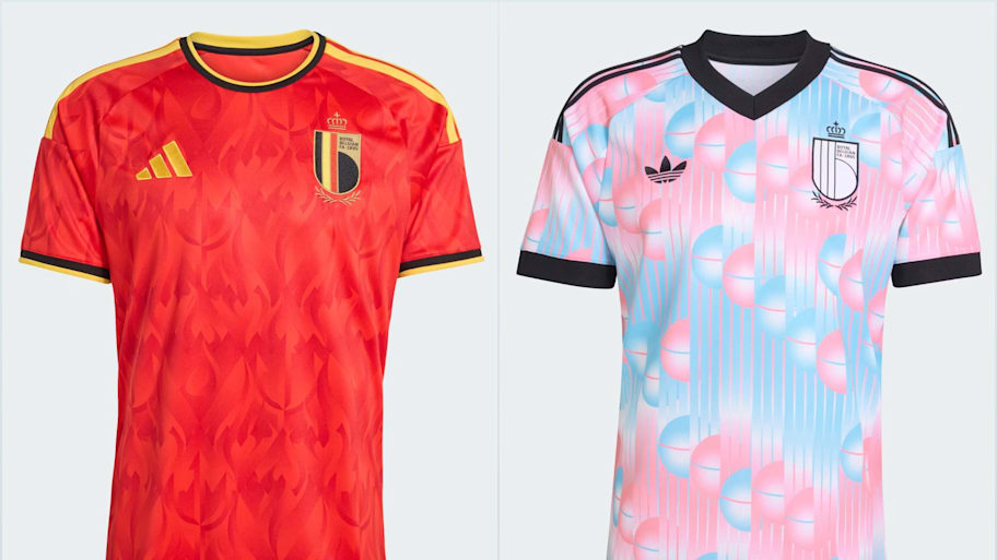Belgium’s 2026 World Cup jerseys. 