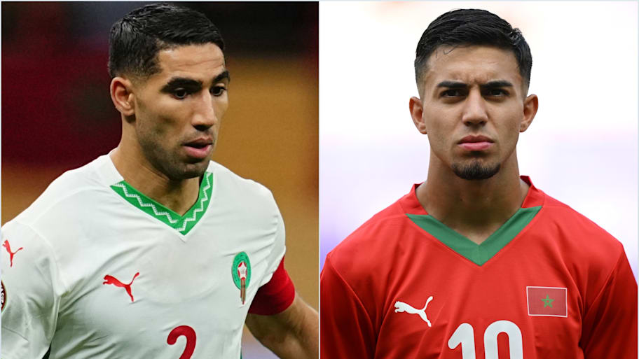 Achraf Hakimi and Ilias Akhomach. 