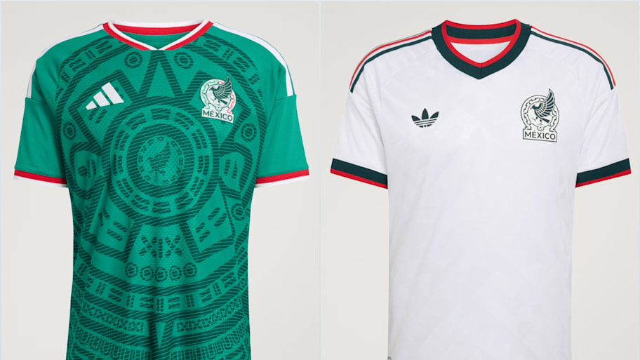 Mexico’s 2026 World Cup home and away jerseys. 