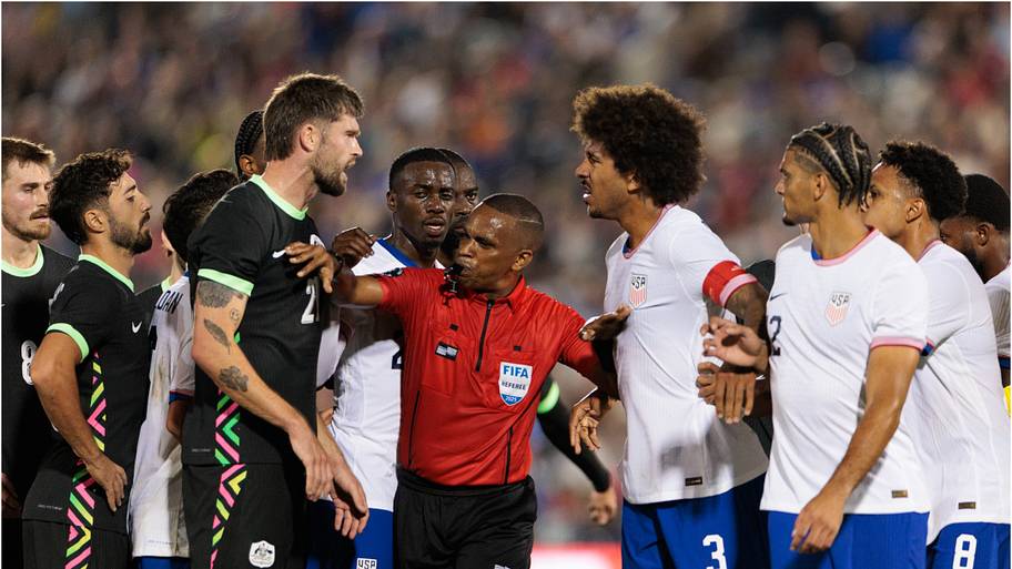 USMNT vs. Australia fight