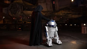 For a limited time, Luke Skywalker will also make appearances in Star Wars: Galaxy’s Edge.(Disneyland Resort)