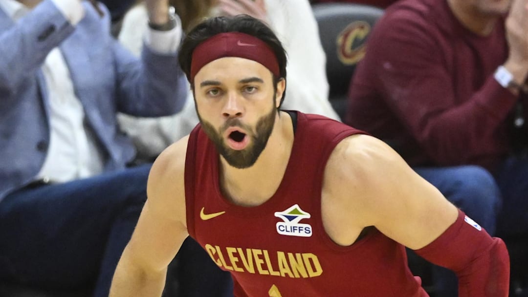Cleveland Cavaliers guard Max Strus Cleveland Cavaliers guard Max Strus