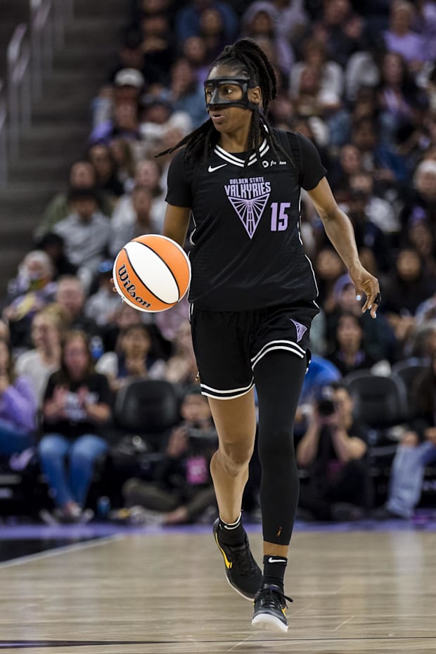 Golden State Valkyries guard Tiffany Hayes 