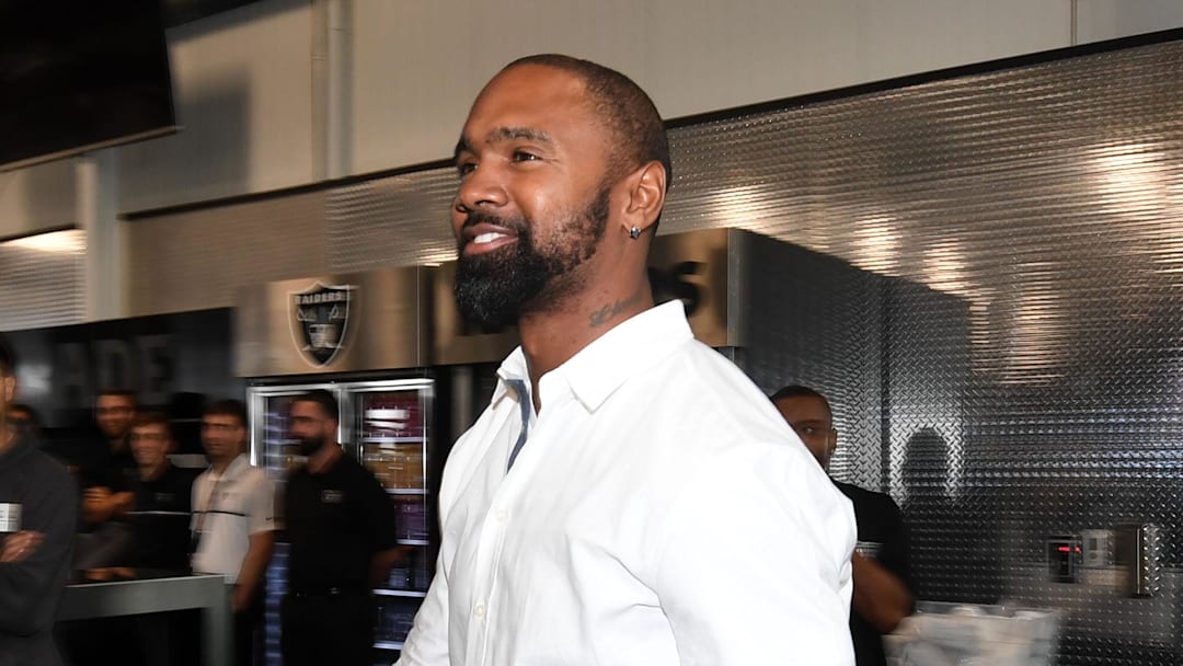 Jan 9, 2018; Alameda, CA, USA; Charles Woodson arrives at a press conterence to introduce Jon Gruden as Oakland Raiders head coach at the Raiders headquarters. Mandatory Credit: Kirby Lee-Imagn Images