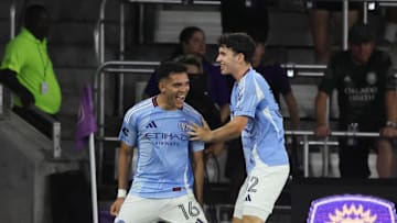 Alonso Martínez and Jonathan Shore of NYCFC