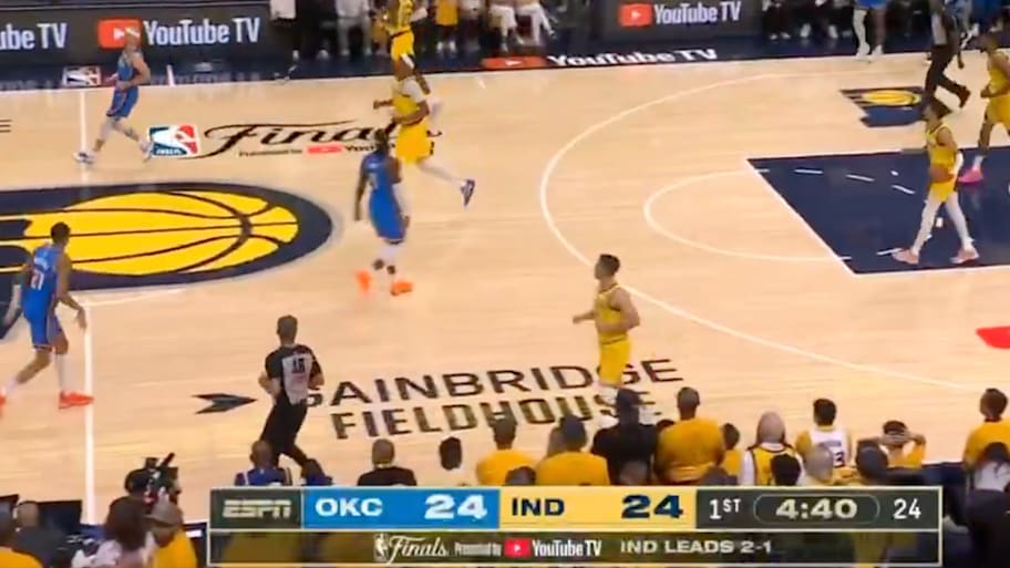 Game 4 of the NBA Finals glitched out for a second, giving many fans a jumpscare | ABC