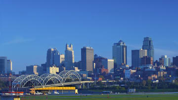 The Kansas City, Missouri, skyline