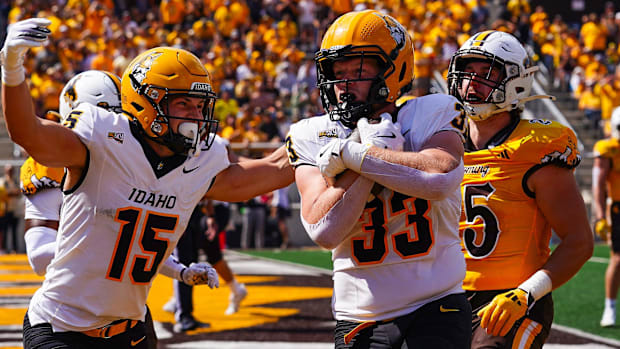 Idaho Vandals tight end Jake Cox