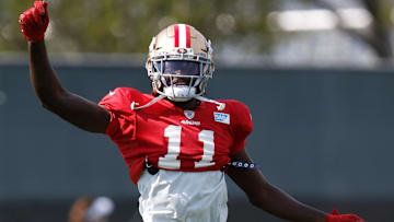 San Francisco 49ers wide receiver Brandon Aiyuk (11)