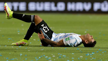 Romero was subbed off during Argentina's draw with Brazil