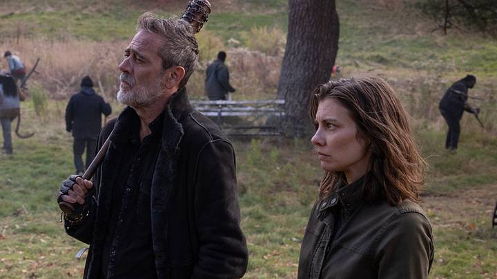 Lauren Cohan as Maggie Rhee, Jeffrey Dean Morgan as Negan - The Walking Dead: Dead City Season 3