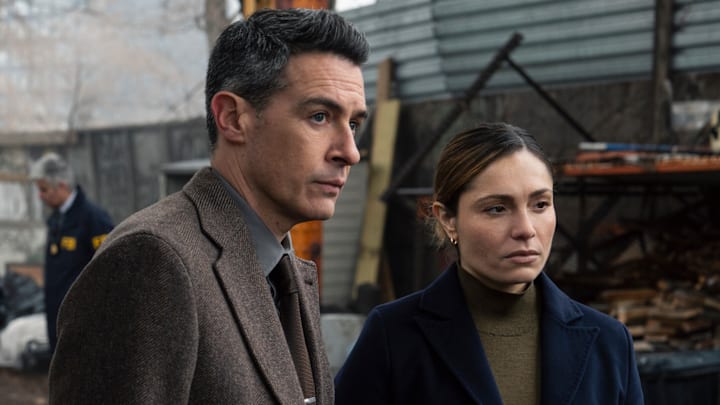 “Shahadah” — CBS Original Series FBI, scheduled to air on Monday, April 13 (9:00-10:00 PM, ET/PT). Pictured (L-R): John Boyd as Special Agent Stuart Scola and Juliana Aidén Martinez as Eva Ramos. 