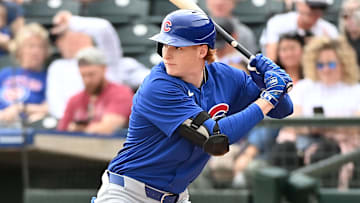 Chicago Cubs outfielder Owen Caissie