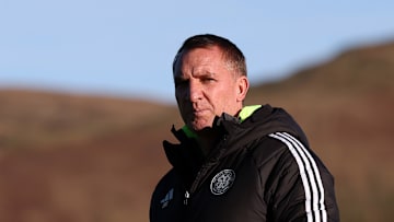Celtic FC Training Session And Press Conference - UEFA Champions League 2024/25 League Phase MD8