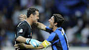 Julio Cesar e Javier Zanetti