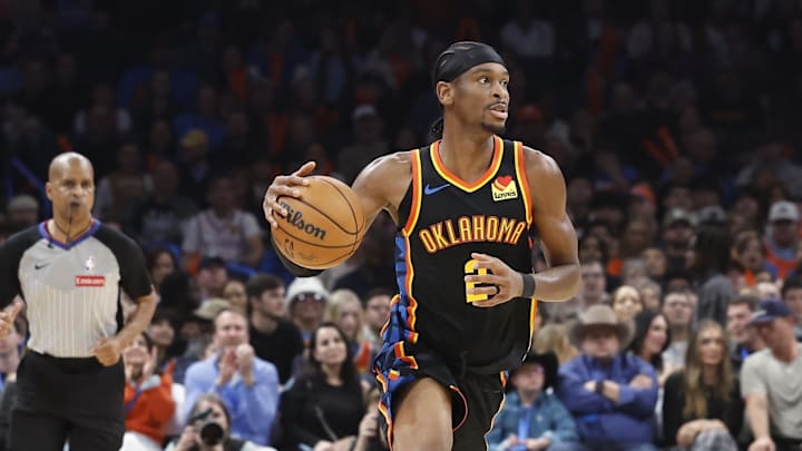 Oklahoma City Thunder guard Shai Gilgeous-Alexander is the new NBA MVP favorite. Oklahoma City Thunder guard Shai Gilgeous-Alexander is the new NBA MVP favorite.