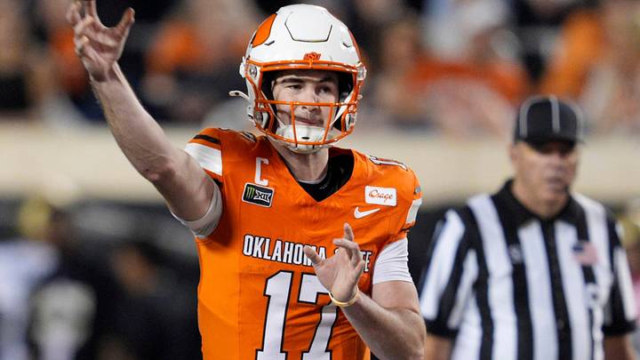 Oklahoma State Cowboys quarterback Drew Mestemaker