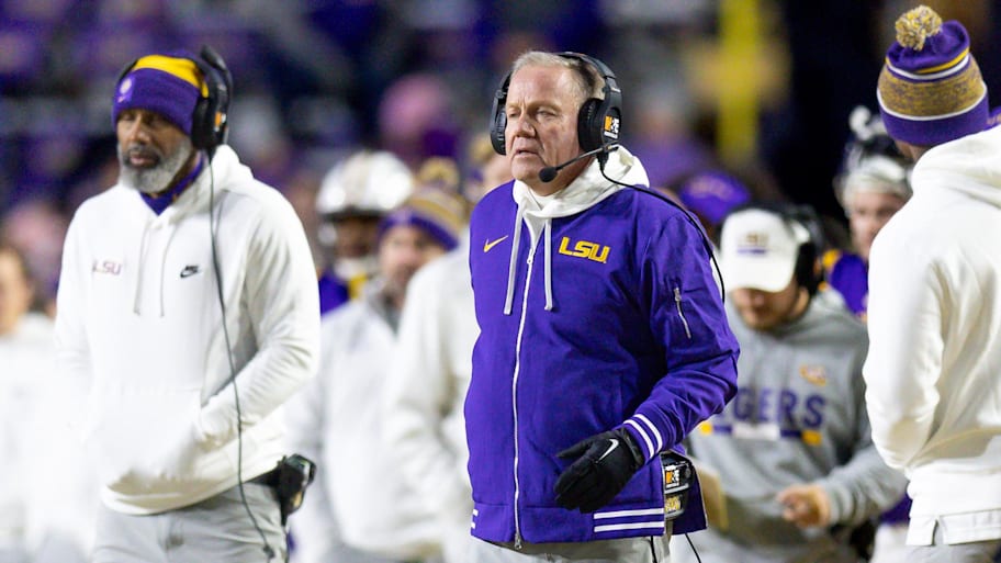 LSU football coach Brian Kelly