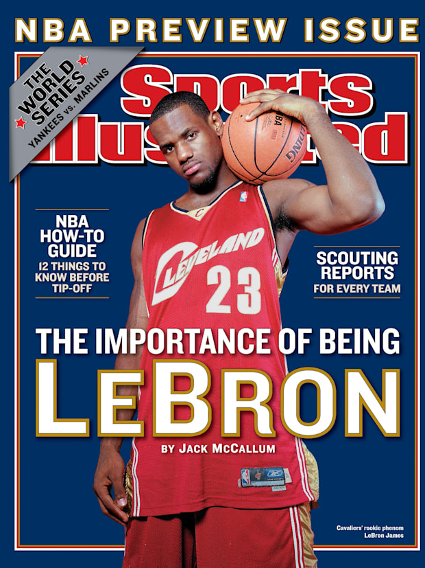 October 27, 2003 Sports Illustrated Cover Cleveland Cavaliers LeBron James 