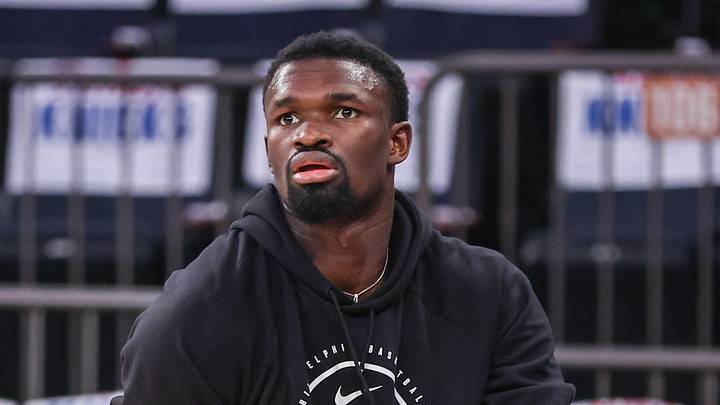 Philadelphia 76ers center Adem Bona (30) warms up prior to game five of the second round of the 2026 NBA Playoffs against the New York Knicks at Madison Square Garden on May 6, 2026.
