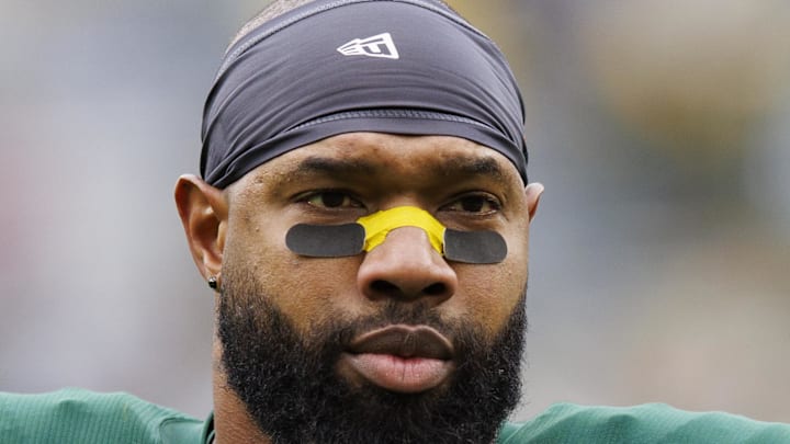 Oct 16, 2022; Green Bay, Wisconsin, USA; Green Bay Packers tight end Marcedes Lewis (89) during the game against the New York Jets at Lambeau Field. Mandatory Credit: Jeff Hanisch-Imagn Images Oct 16, 2022; Green Bay, Wisconsin, USA; Green Bay Packers tight end Marcedes Lewis (89) during the game against the New York Jets at Lambeau Field. Mandatory Credit: Jeff Hanisch-Imagn Images