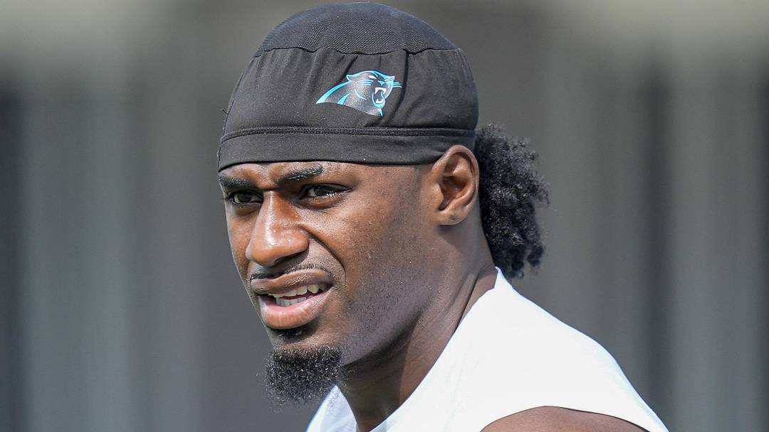 Carolina Panthers wide receiver Xavier Legette 