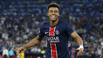 Désiré Doué s'est offert un doublé en finale de la Ligue des Champions.