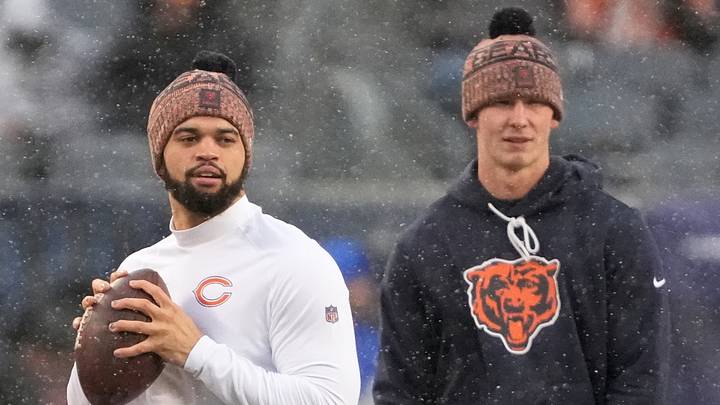 Chicago Bears quarterbacks Caleb Williams & Tyson Bagent