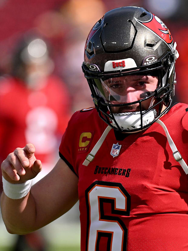 Tampa Bay Buccaneers quarterback Baker Mayfield (6)