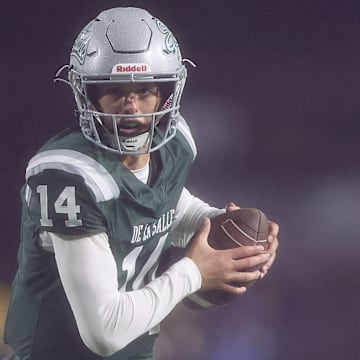 De La Salle senior QB Brayden Knight takes over the offense for the Spartans heading into Friday's 7:30 p.m. home game versus Florida power Lakeland. 