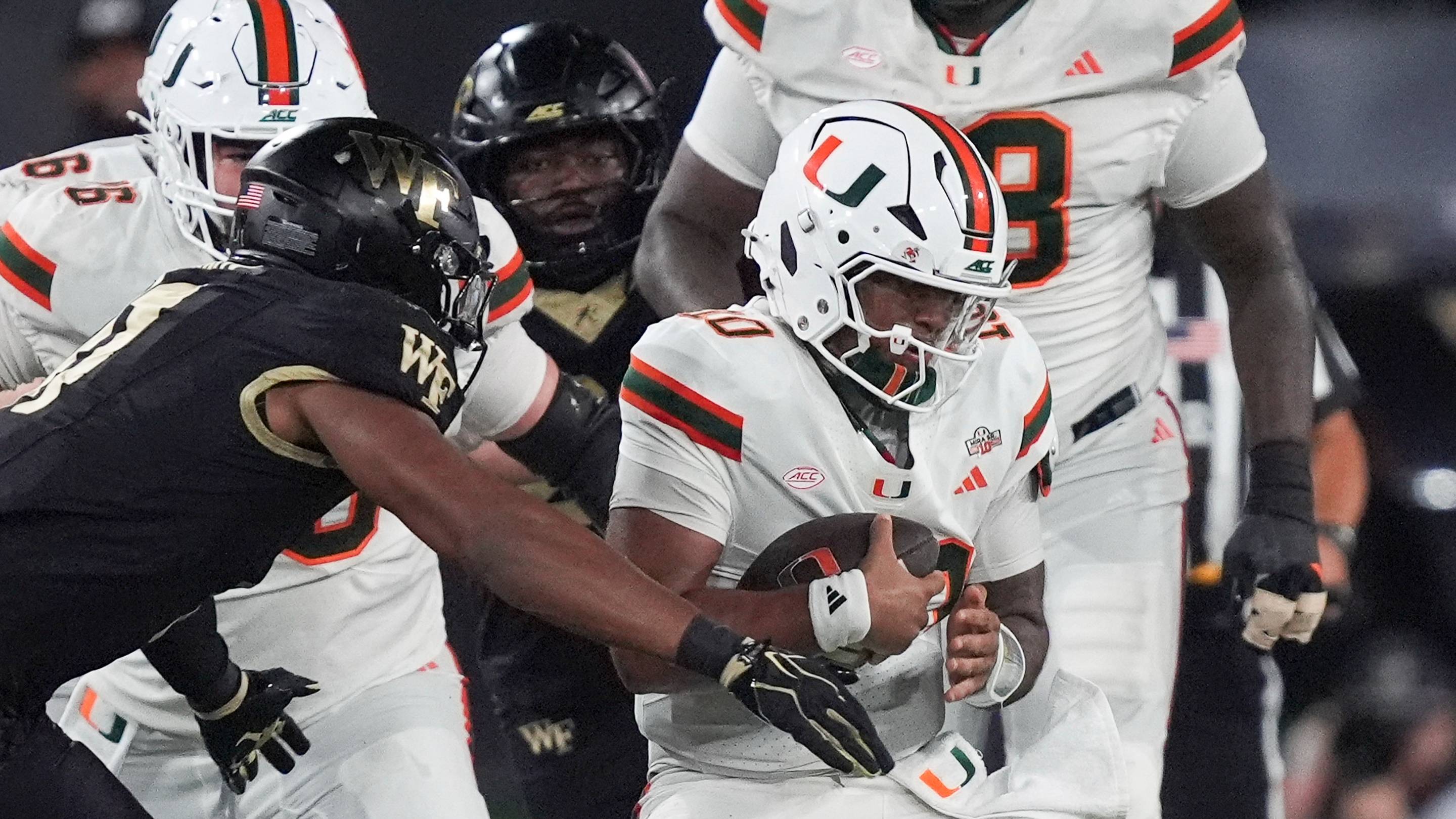 Injuries Overshadow No. 5 Miami's First Real Test of the Season at Wake Forest