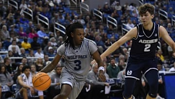 Nevada takes on Utah State at Lawlor Events Center in Reno on Dec. 31, 2024.