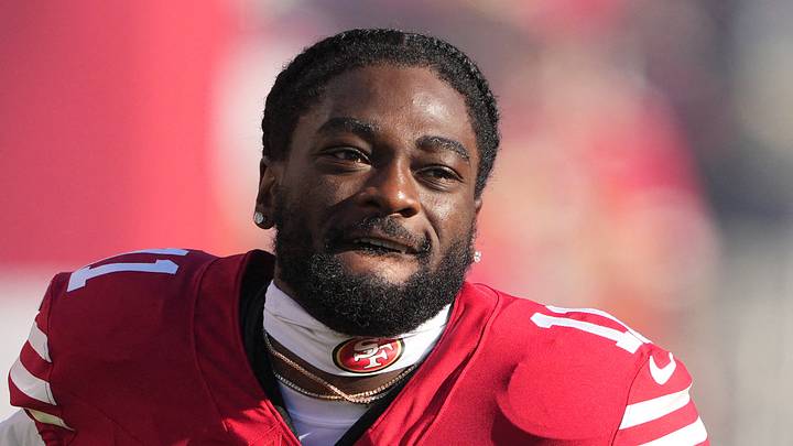 San Francisco 49ers wide receiver Brandon Aiyuk (Darren Yamashita-Imagn Images)