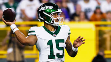 New York Jets quarterback Adrian Martinez