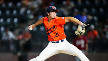 Auburn Tigers pitcher Andreas Alvarez retired the first-five batters he faced in the Game 3 win over the Alabama Crimson Tide.