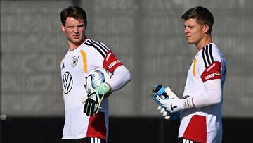 Jonas Urbig (l.) soll gegen Serbien wohl zu seinem Länderspieldebüt kommen, Finn Dahmen (r.) bliebe dann weiter nur die Bank