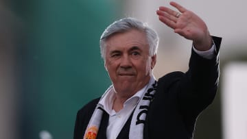 Carlo Ancelotti sur le banc du Real Madrid.