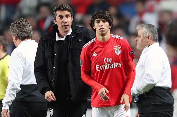 João Félix (right) and Bruno Lage.