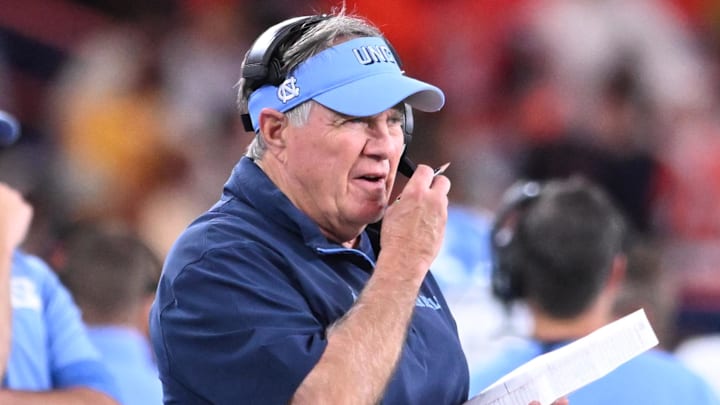 North Carolina Tar Heels head coach Bill Belichick