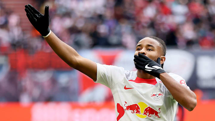 Cotado no Chelsea, Christopher Nkunku é referência no RB Leipzig. Cotado no Chelsea, Christopher Nkunku é referência no RB Leipzig.