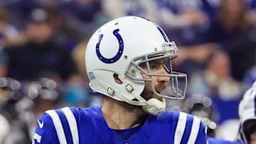 Joe Flacco with the Indianapolis Colts