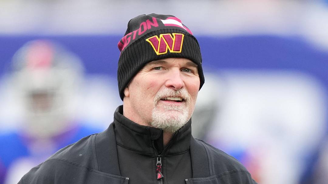 Washington Commanders head coach Dan Quinn Mandatory Credit: Robert Deutsch-Imagn Images