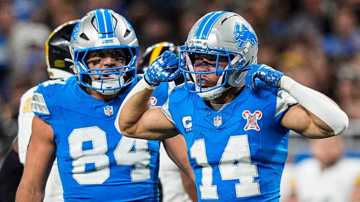 Detroit Lions wide receiver Amon-Ra St. Brown.