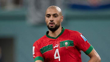 Morocco's Sofyan Amrabat impressed at the 2022 FIFA World Cup finals
