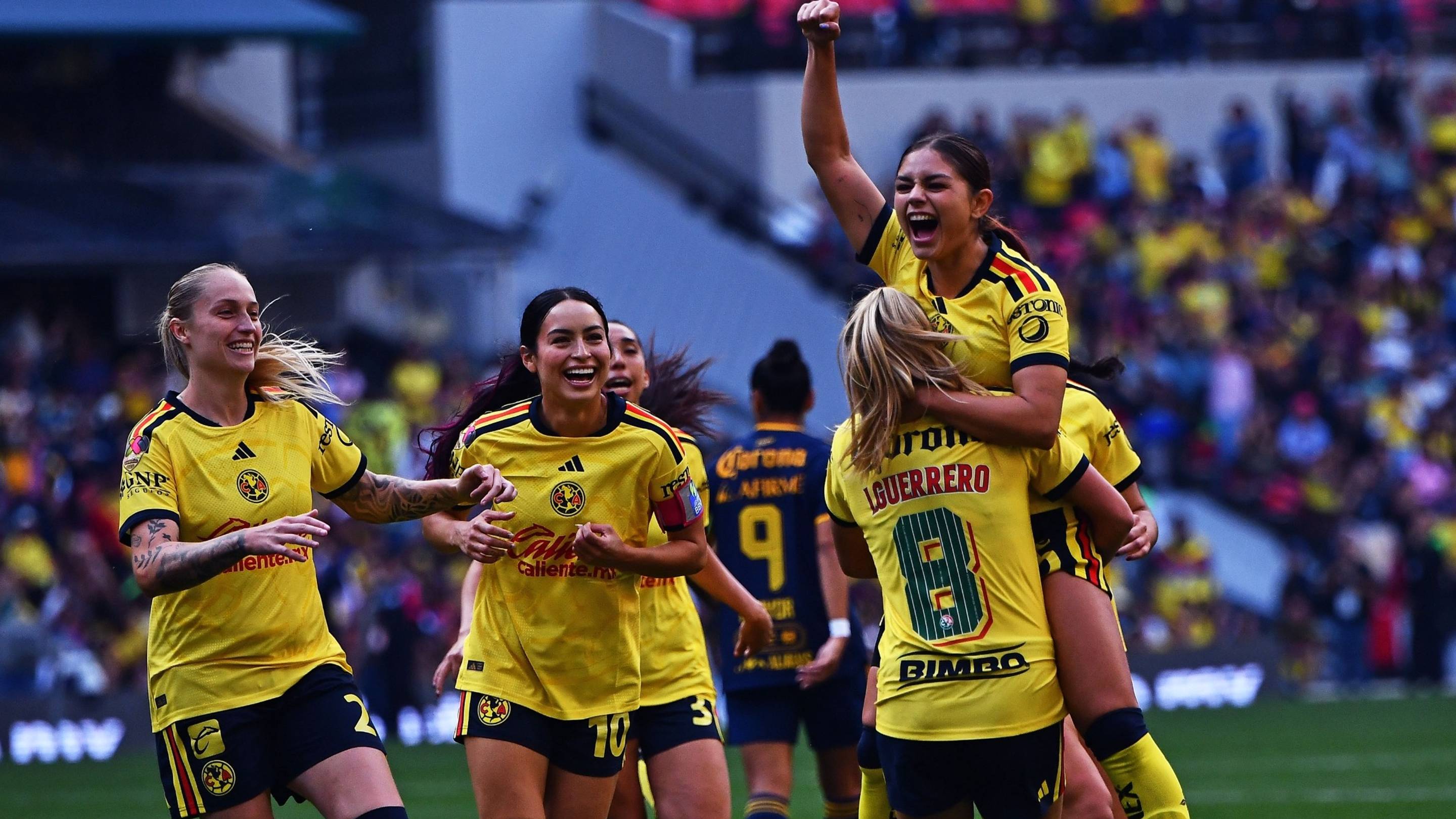 América Femenil aplastó 5-2 Tigres y suma su séptimo triunfo seguido en el Apertura 2026