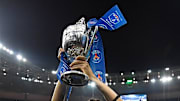 Le trophée de la Coupe de France