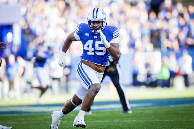 BYU defensive end Viliami Pouha against Arizona