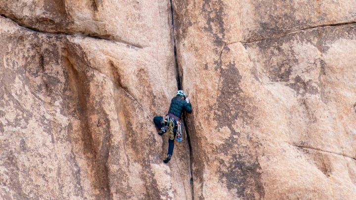 Climber on the wall