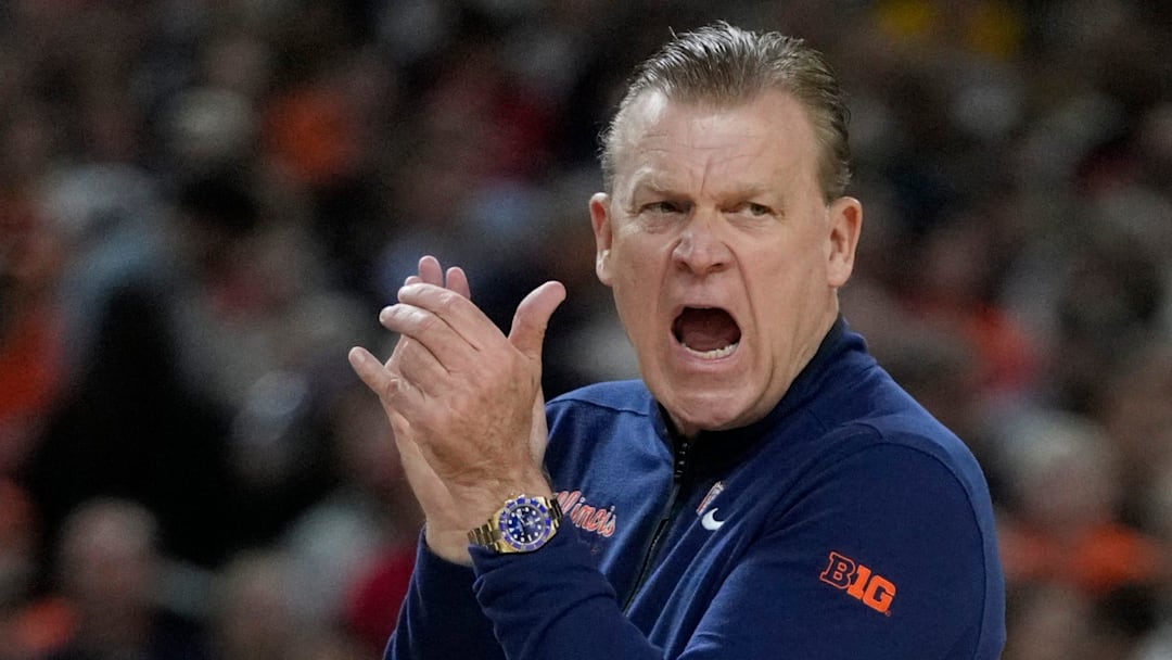 Illinois Fighting Illini head coach Brad Underwood Illinois Fighting Illini head coach Brad Underwood